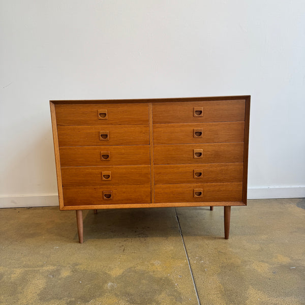 Danish Modern Teak 10 Drawer dressers by Brouer Møbelfabrik (Refinished)