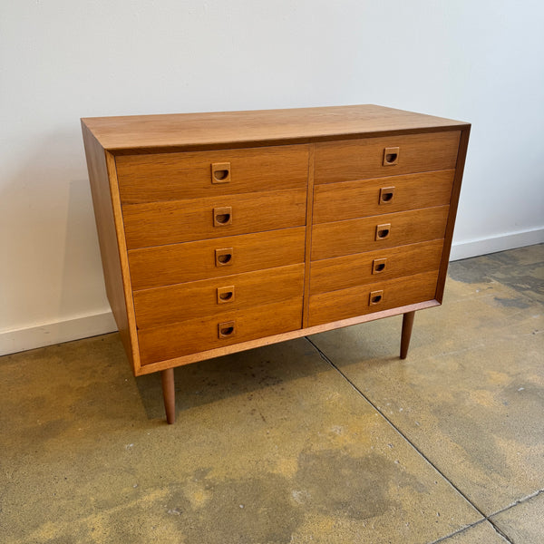 Danish Modern Teak 10 Drawer dressers by Brouer Møbelfabrik (Refinished)