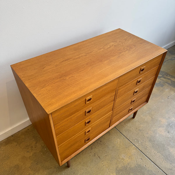 Danish Modern Teak 10 Drawer dressers by Brouer Møbelfabrik (Refinished)