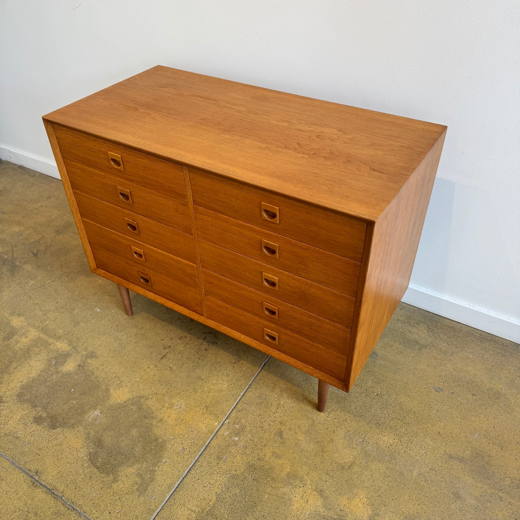 Danish Modern Teak 10 Drawer dressers by Brouer Møbelfabrik (Refinished)