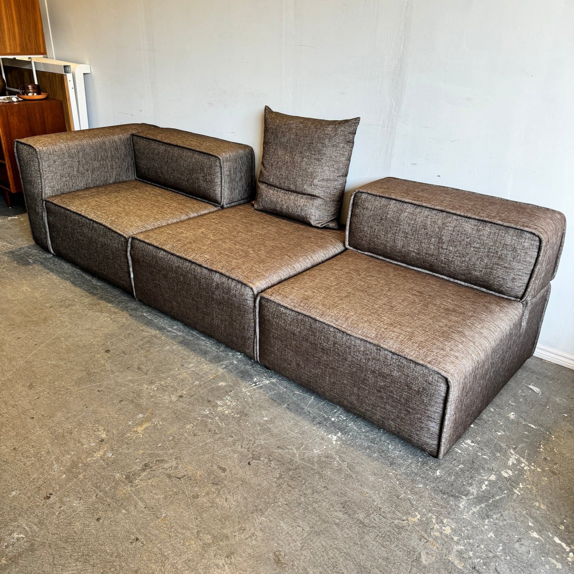 Bo Concept Modular Carmo Sofa with Lounging Unit