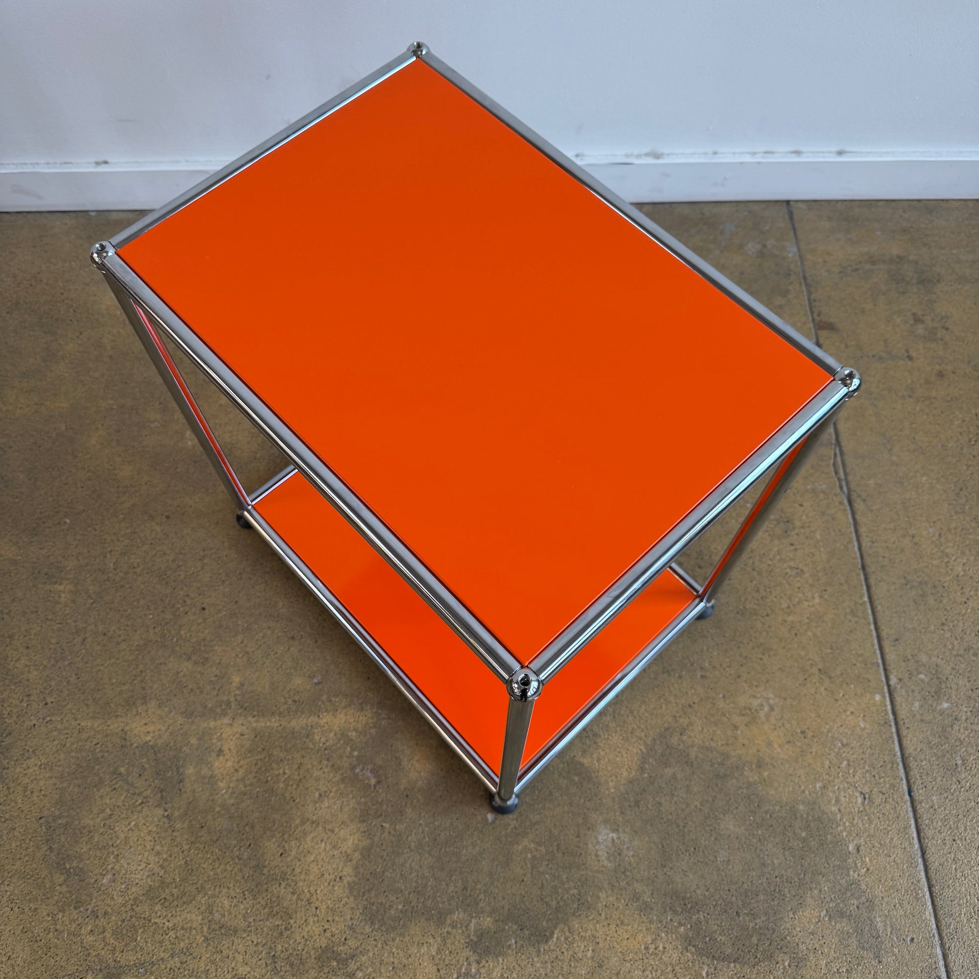 USM Haller Tall Side Table - Pure Orange