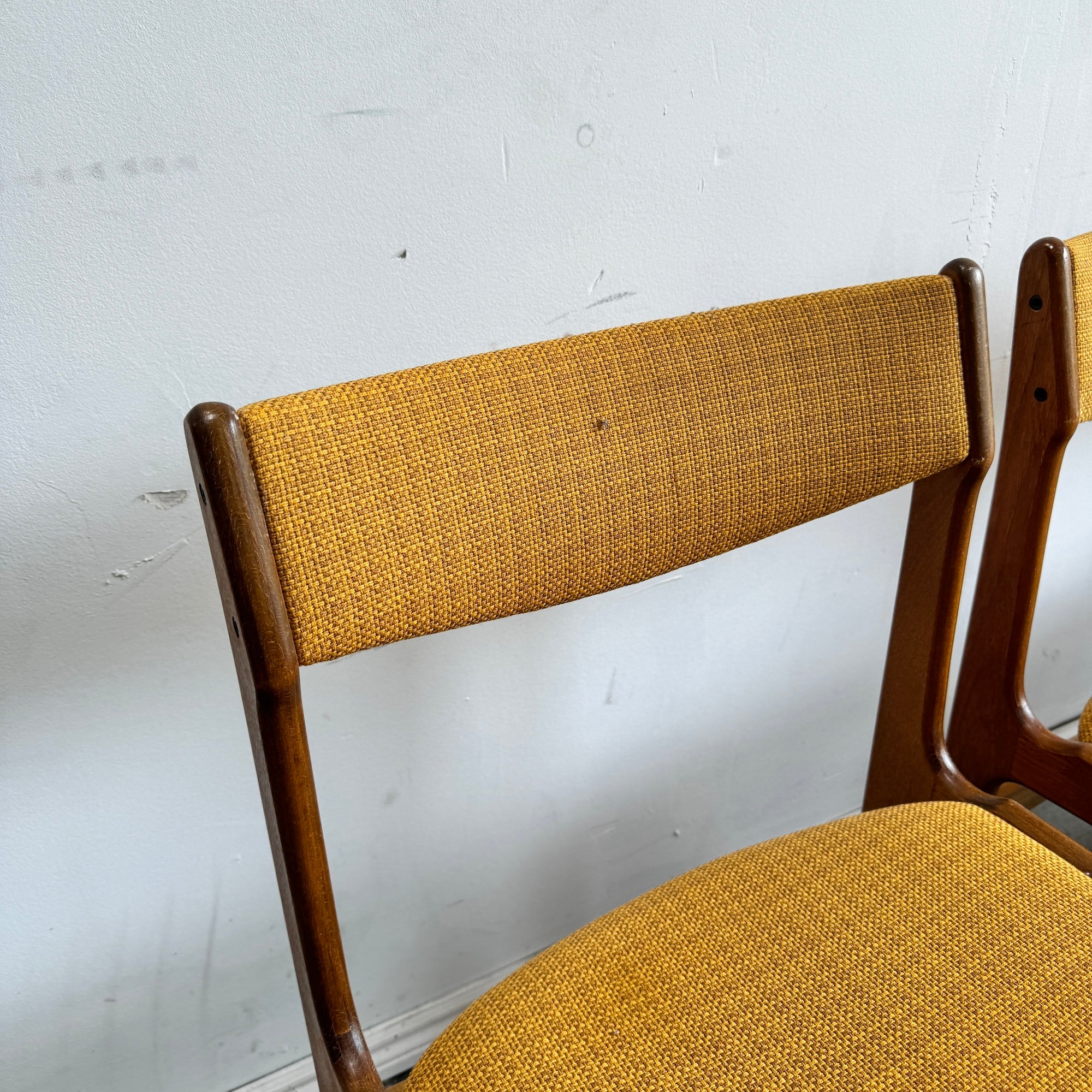 Danish Modern Erik buch set of 4 teakwood dining chairs