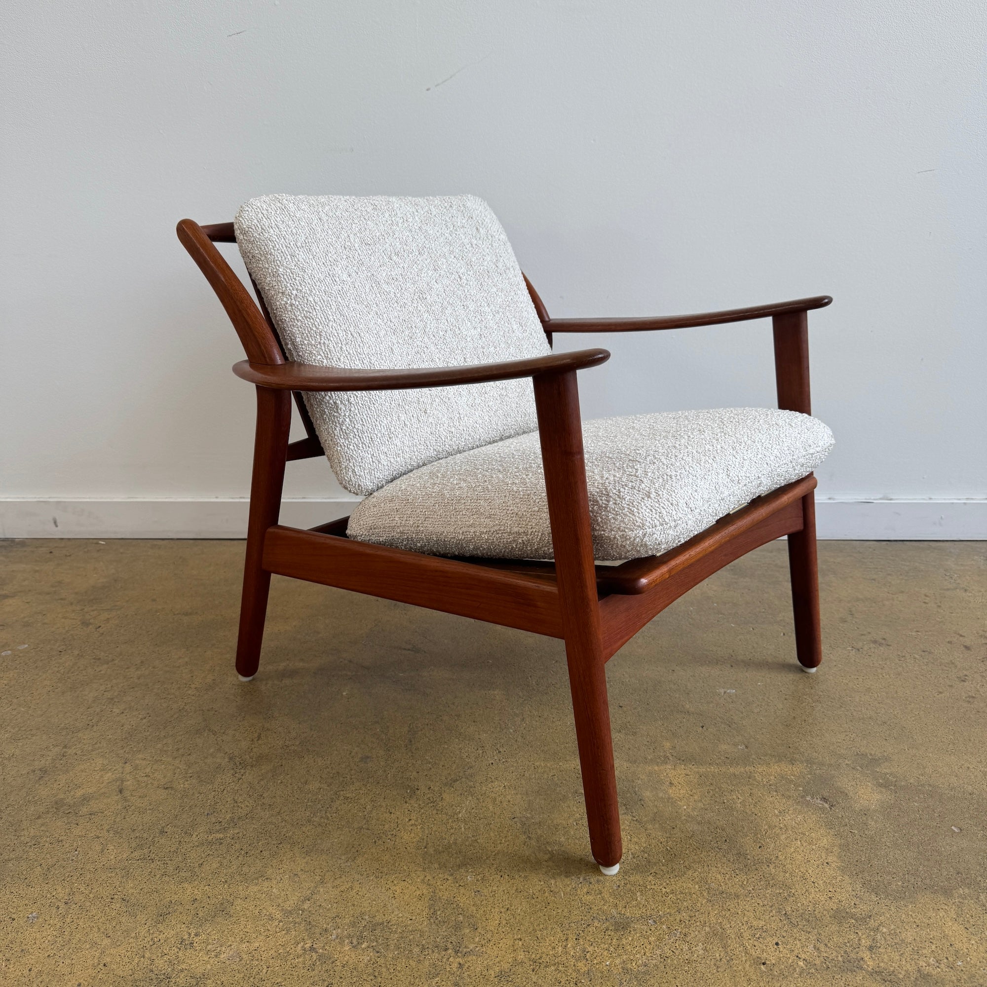 Danish Modern Niels Koefoed "Hans" Teak Lounge Chair (New Upholstery)