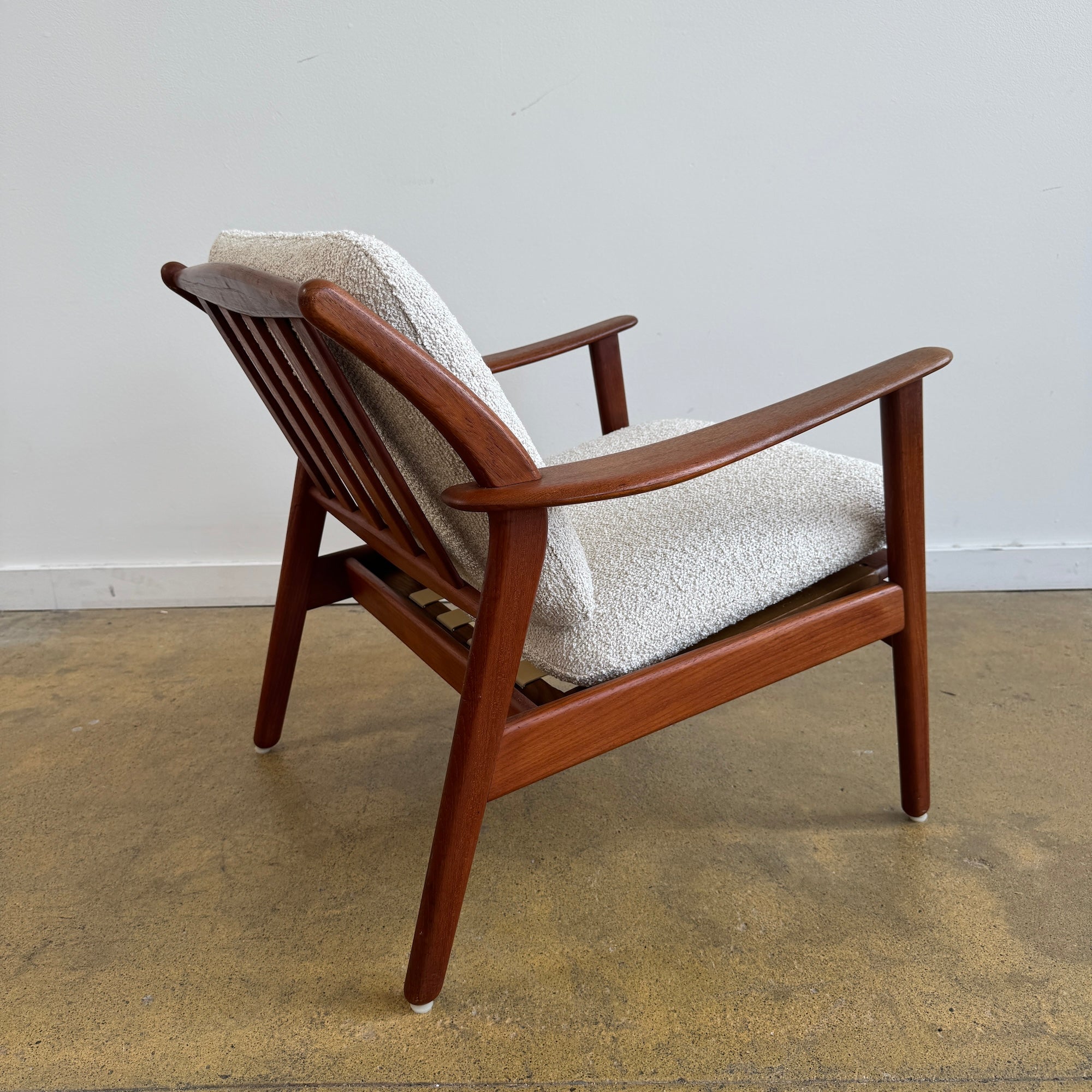 Danish Modern Niels Koefoed "Hans" Teak Lounge Chair (New Upholstery)