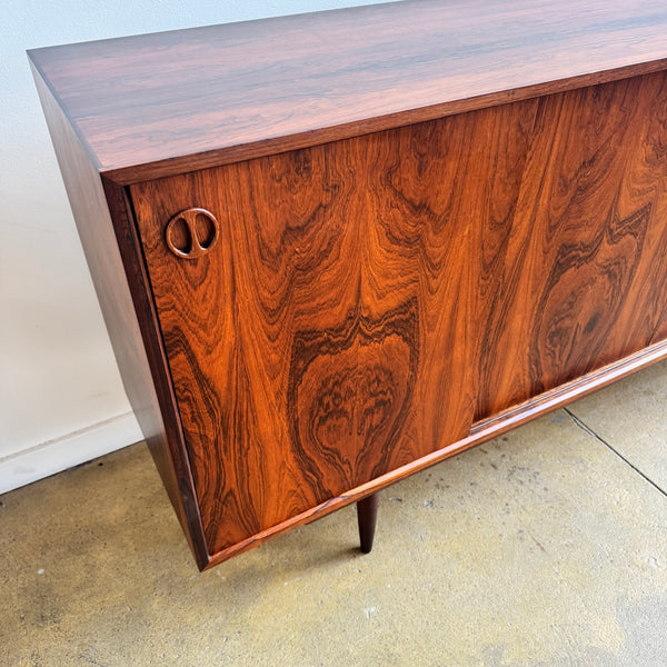 Danish Modern Rosewood Tall Sideboard (Refinished)