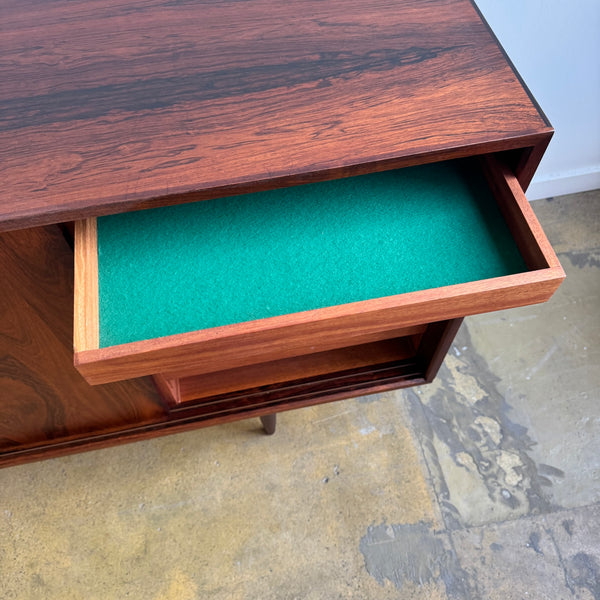 Danish Modern Rosewood Tall Sideboard (Refinished)