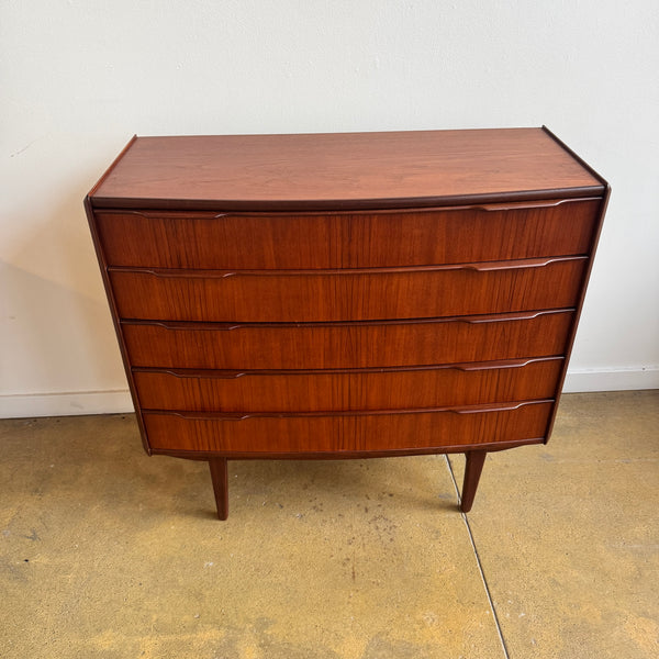 Danish Modern teak Dresser by Vordingborg Møbelfabrik (Refinished)