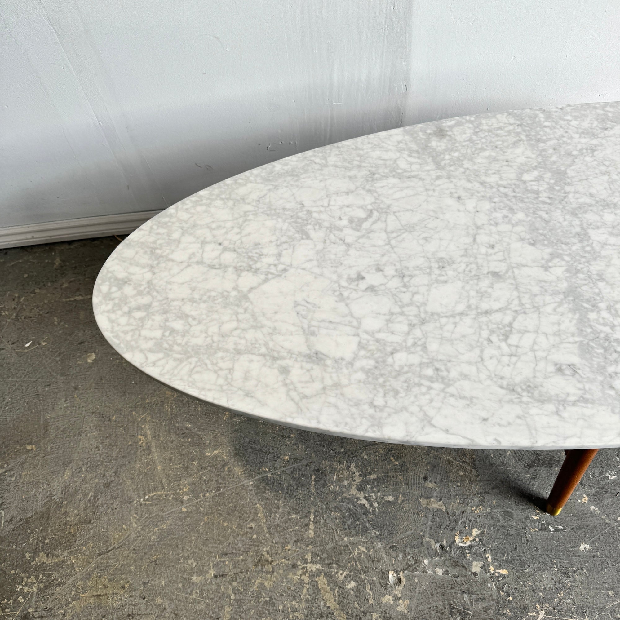 West Elm Reeve Mid-Century Marble Coffee Table