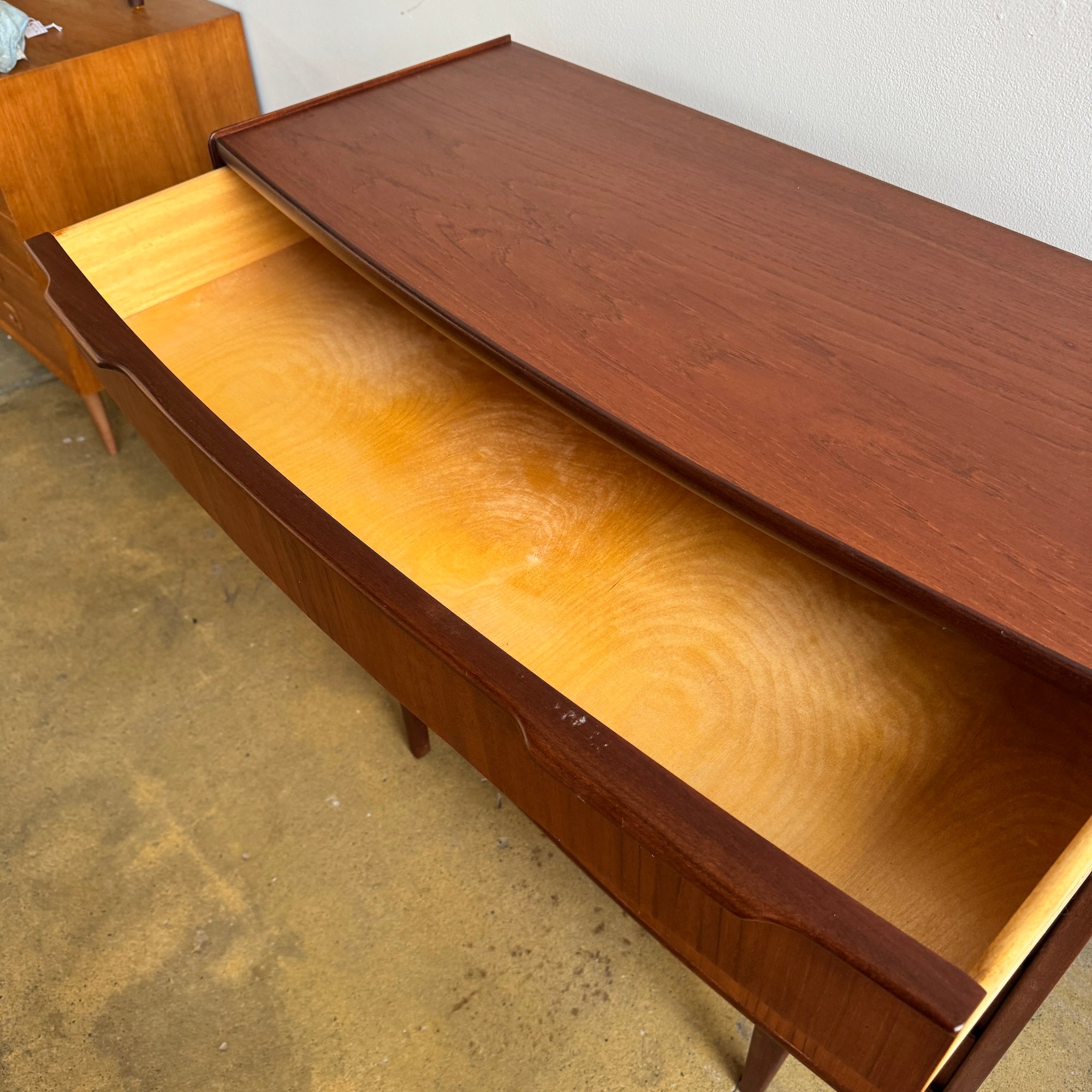 Danish Modern teak Dresser by Vordingborg Møbelfabrik (Refinished)