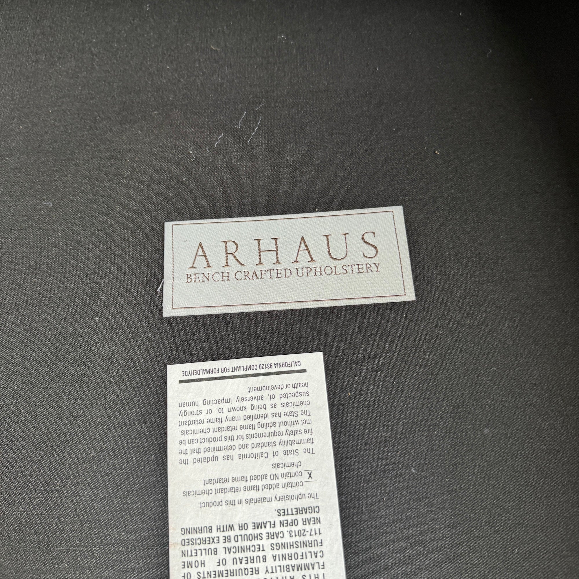 Arhaus Leather Sofa