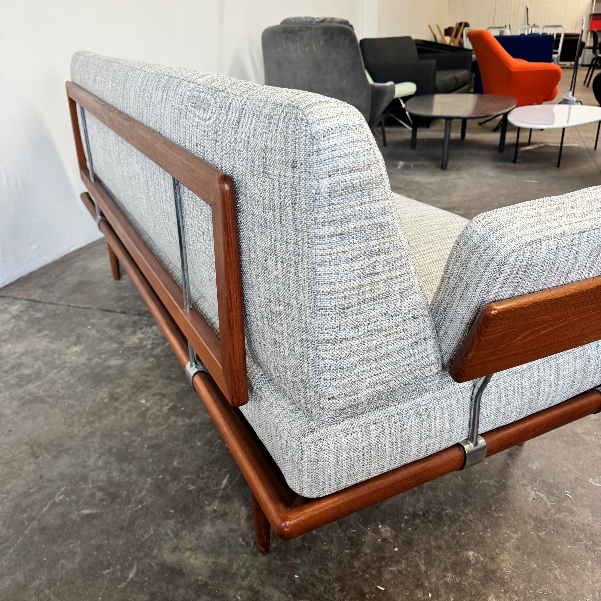 Danish Modern Iconic Peter Hvidt & Orla Mølgaard Nielsen Sofa (New Upholstery)