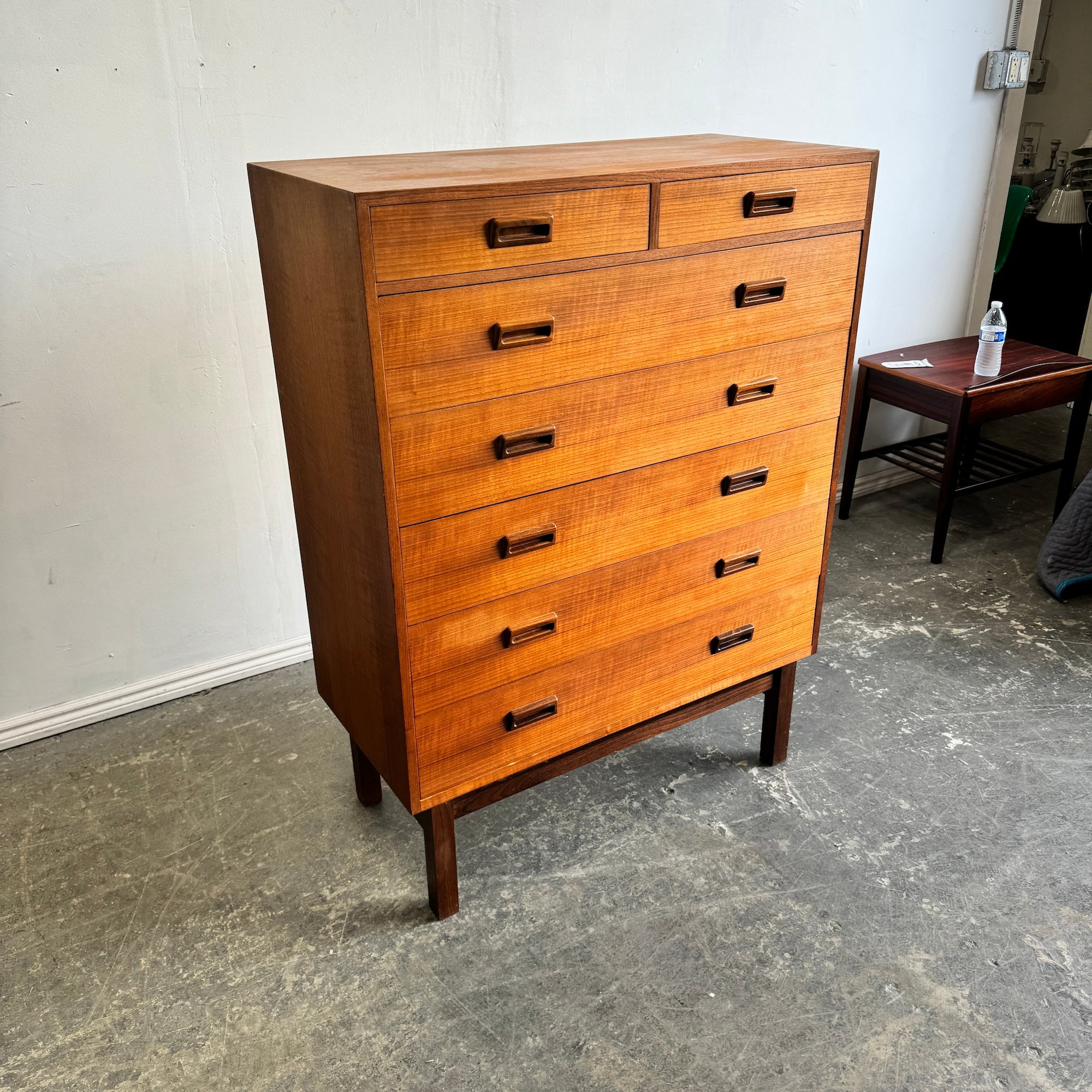 Danish Modern Holger Jensen for FDB Møbler. Teak chest of drawers