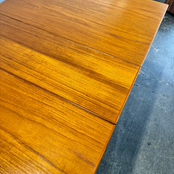 Vintage Drop Leaf Teak Dining Table Bruno Mathsson Style