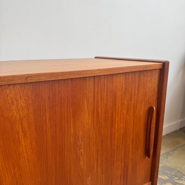 Danish Modern Nils Jonson Sliding Teak Sideboard for Troeds(Refinished)