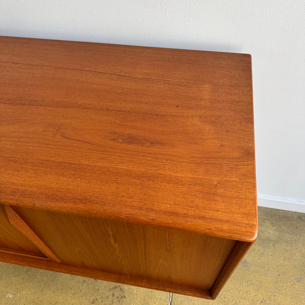 Danish Modern Svend Madsen Curved Bow Front Teak Credenza (Refinished)