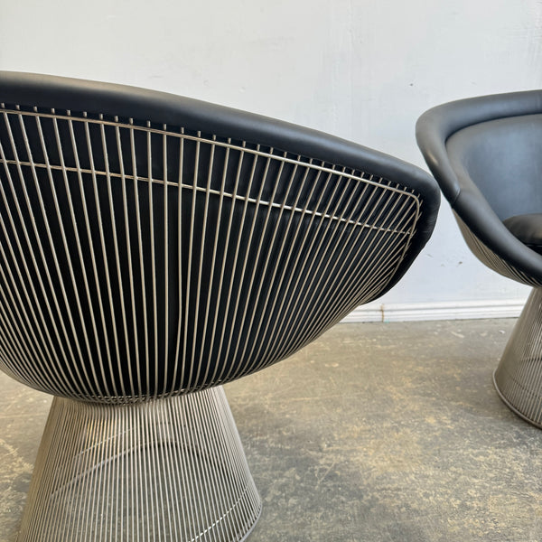 Authentic! Knoll Warren Platner Leather "Lounge Chair"