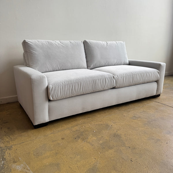 Restoration Hardware Maxwell performance Velvet Sofa (Like New)