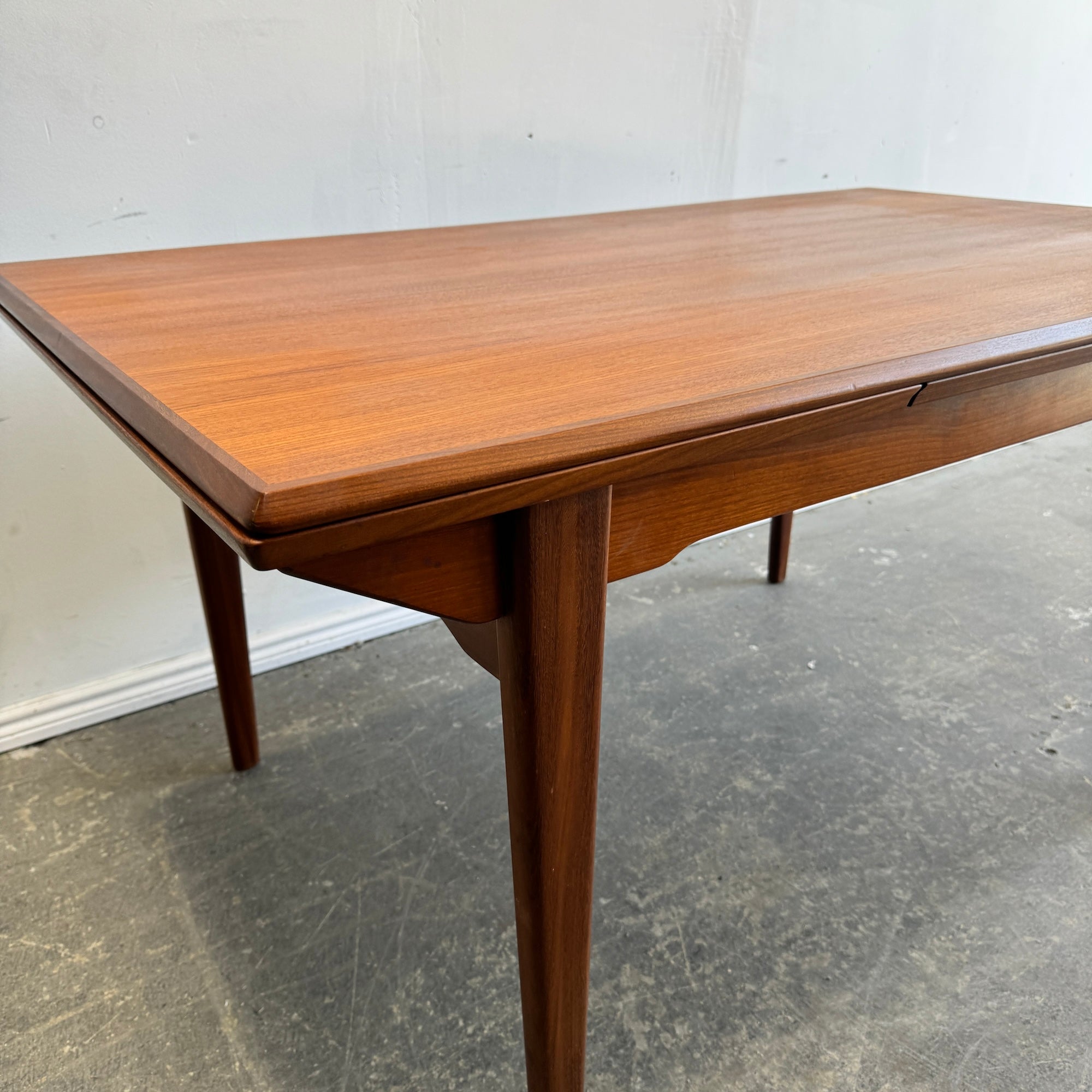 Danish Modern Expandable teak dining table