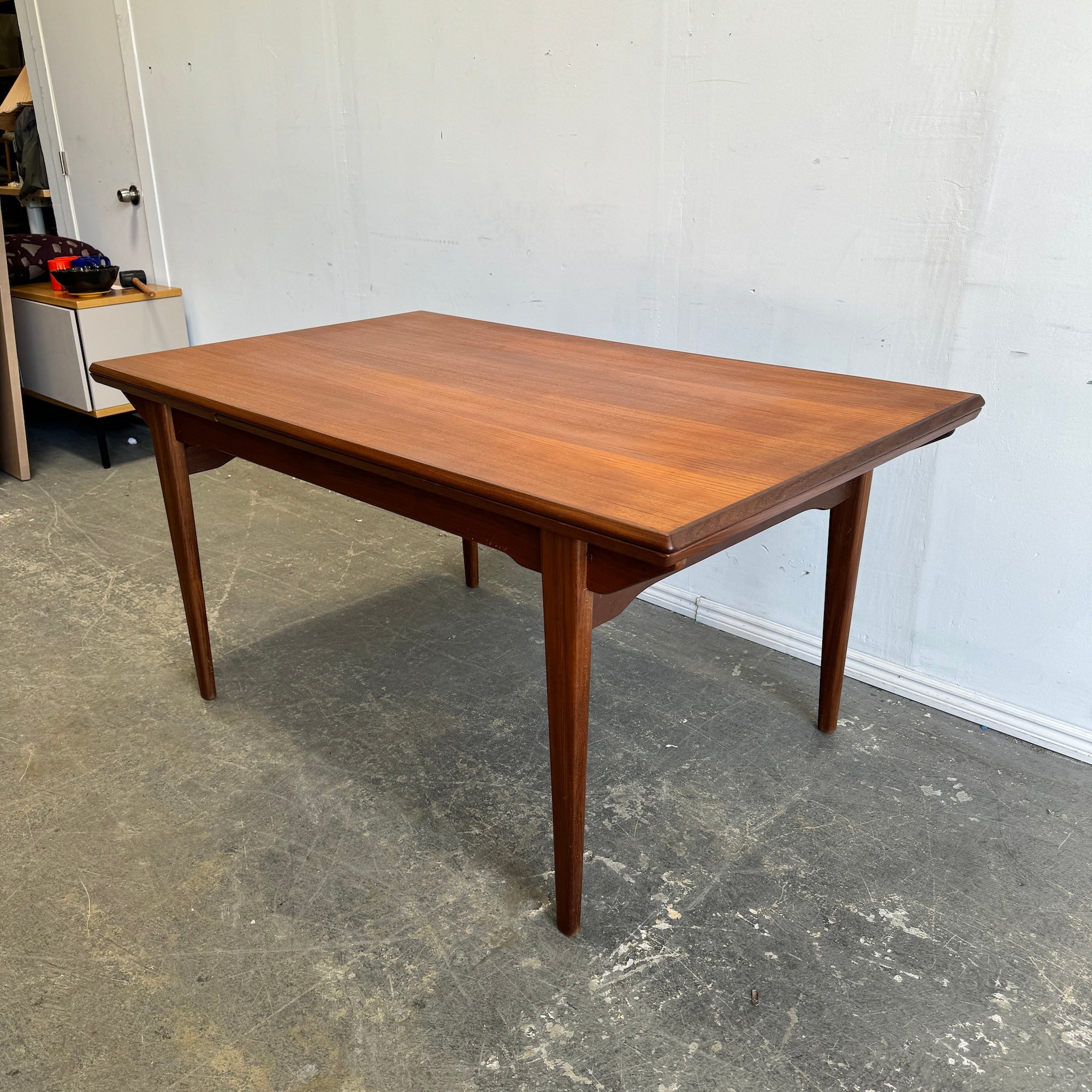 Danish Modern Expandable teak dining table