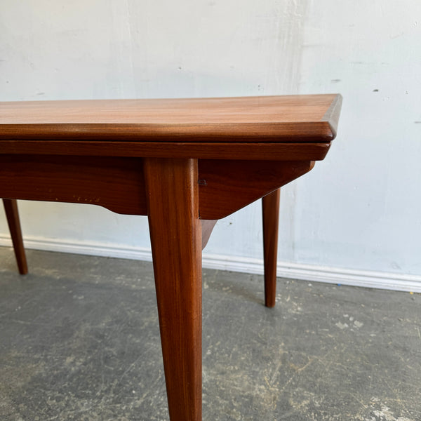 Danish Modern Expandable teak dining table