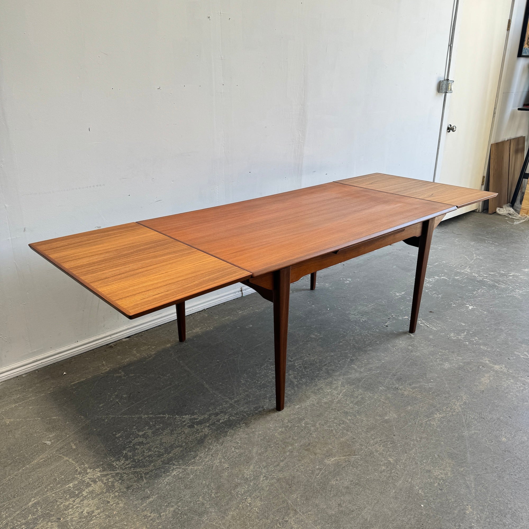 Danish Modern Expandable teak dining table