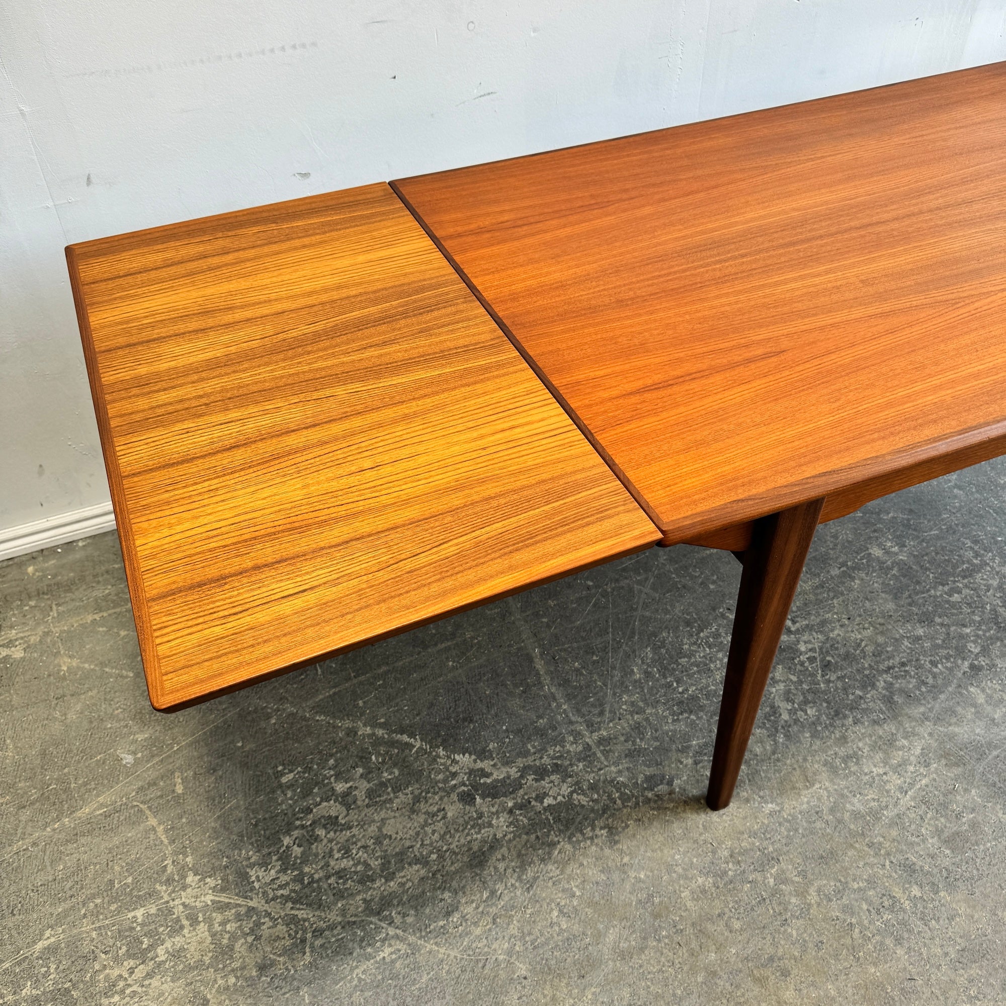 Danish Modern Expandable teak dining table