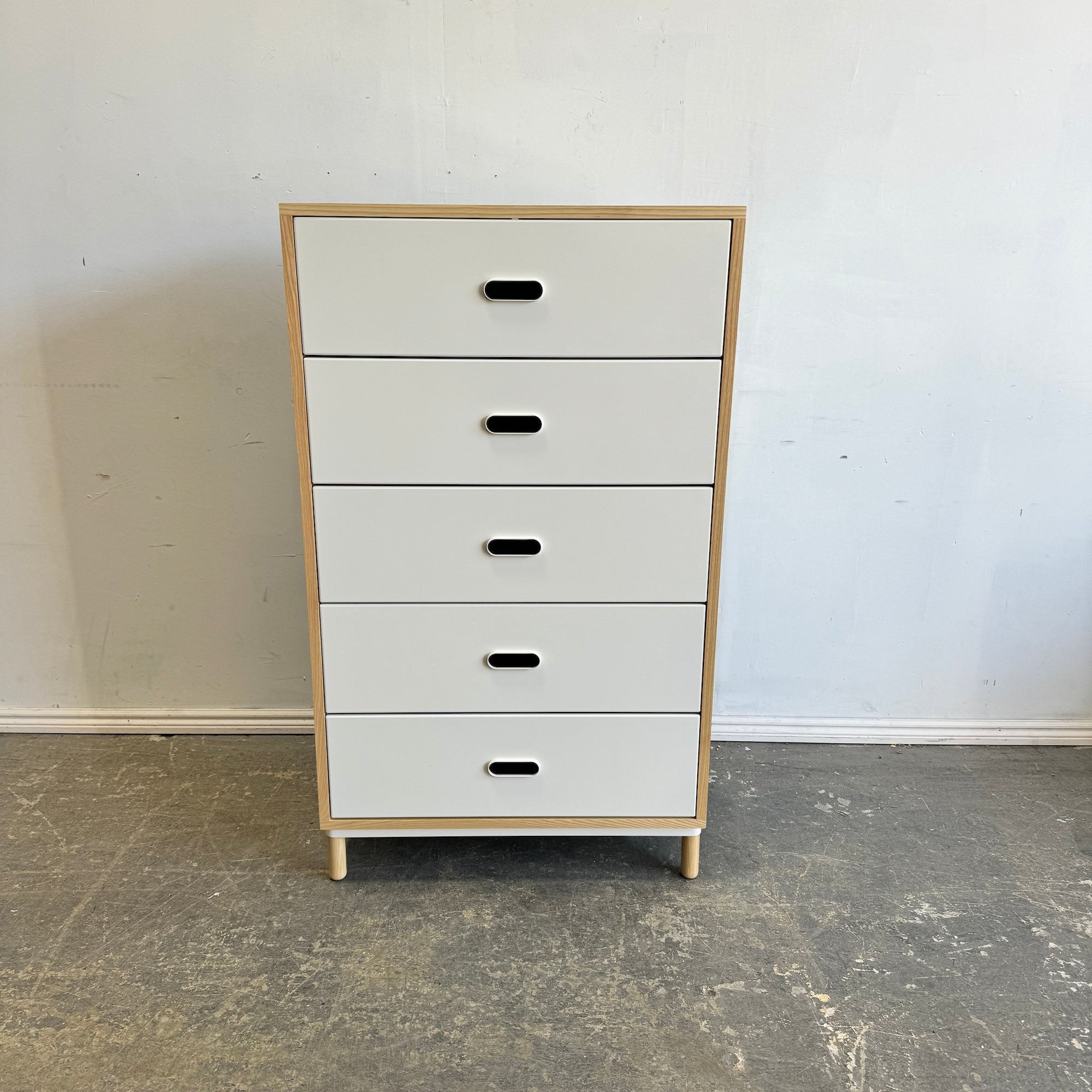 Normann Copenhagen Kabino dresser with 5 drawers, white