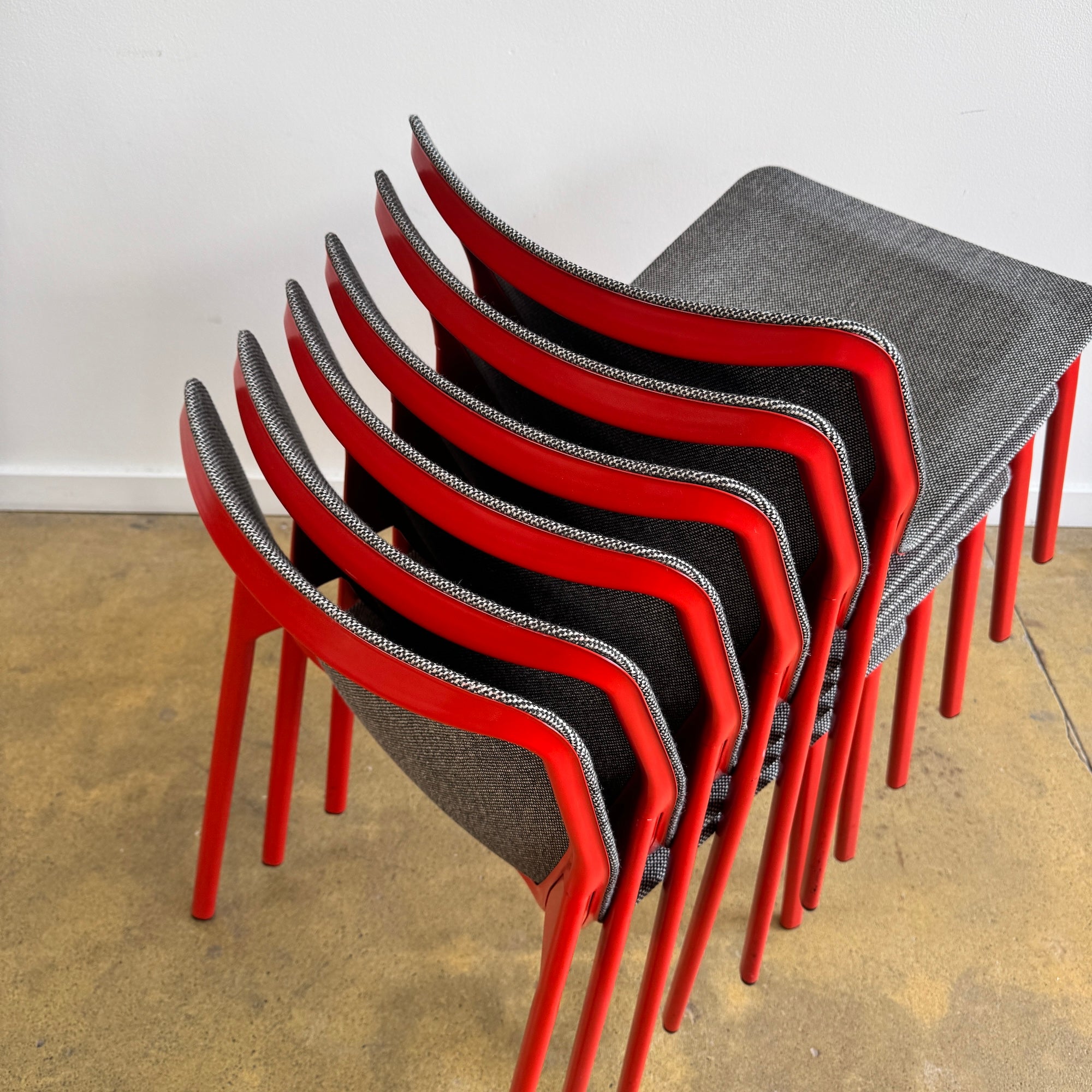 Wilkhahn set of 6 Multi Purpose Chairs by Stefan Diez