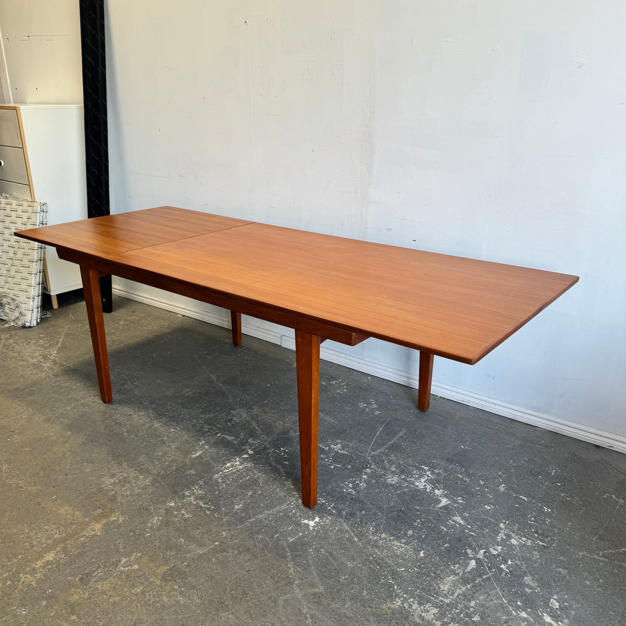 Danish Modern Teak Single extension dining table