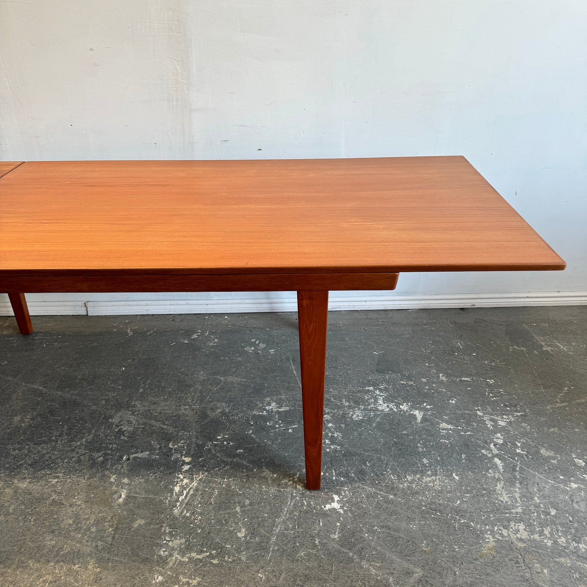 Danish Modern Teak Single extension dining table