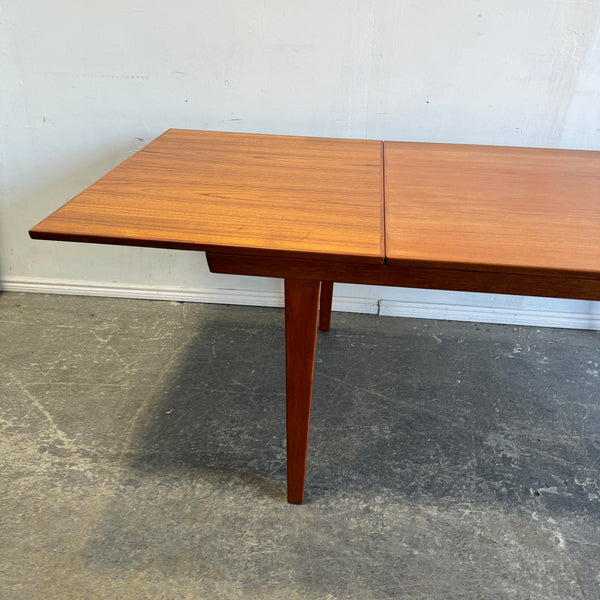 Danish Modern Teak Single extension dining table