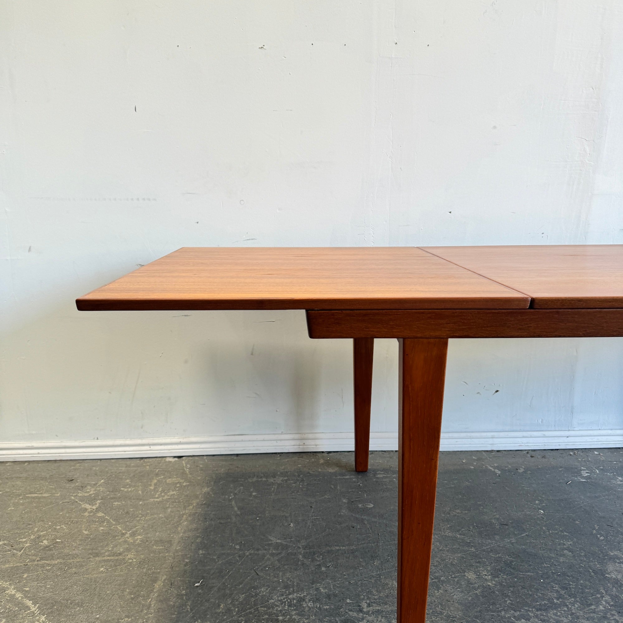 Danish Modern Teak Single extension dining table