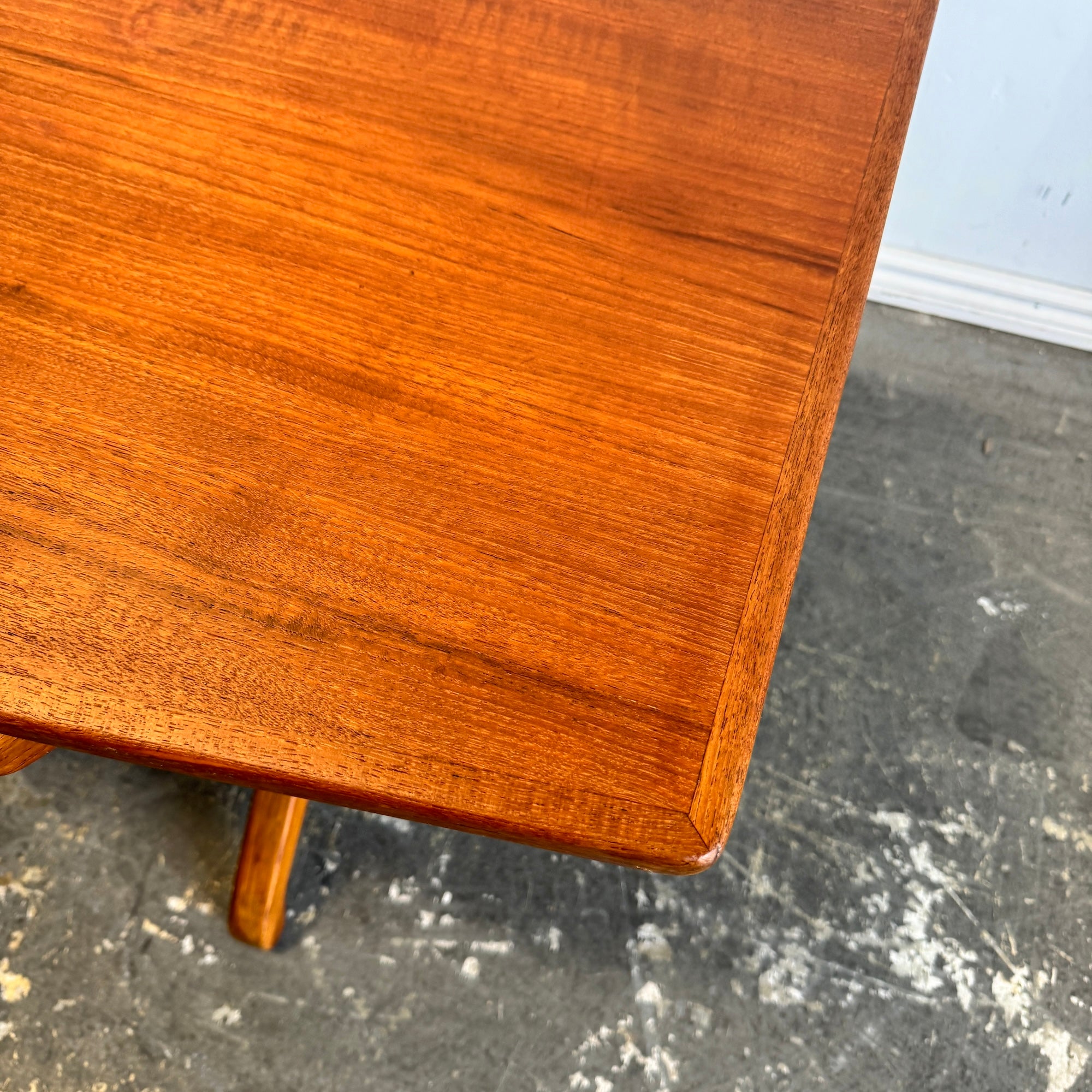 Danish Modern teak Two piece nesting table