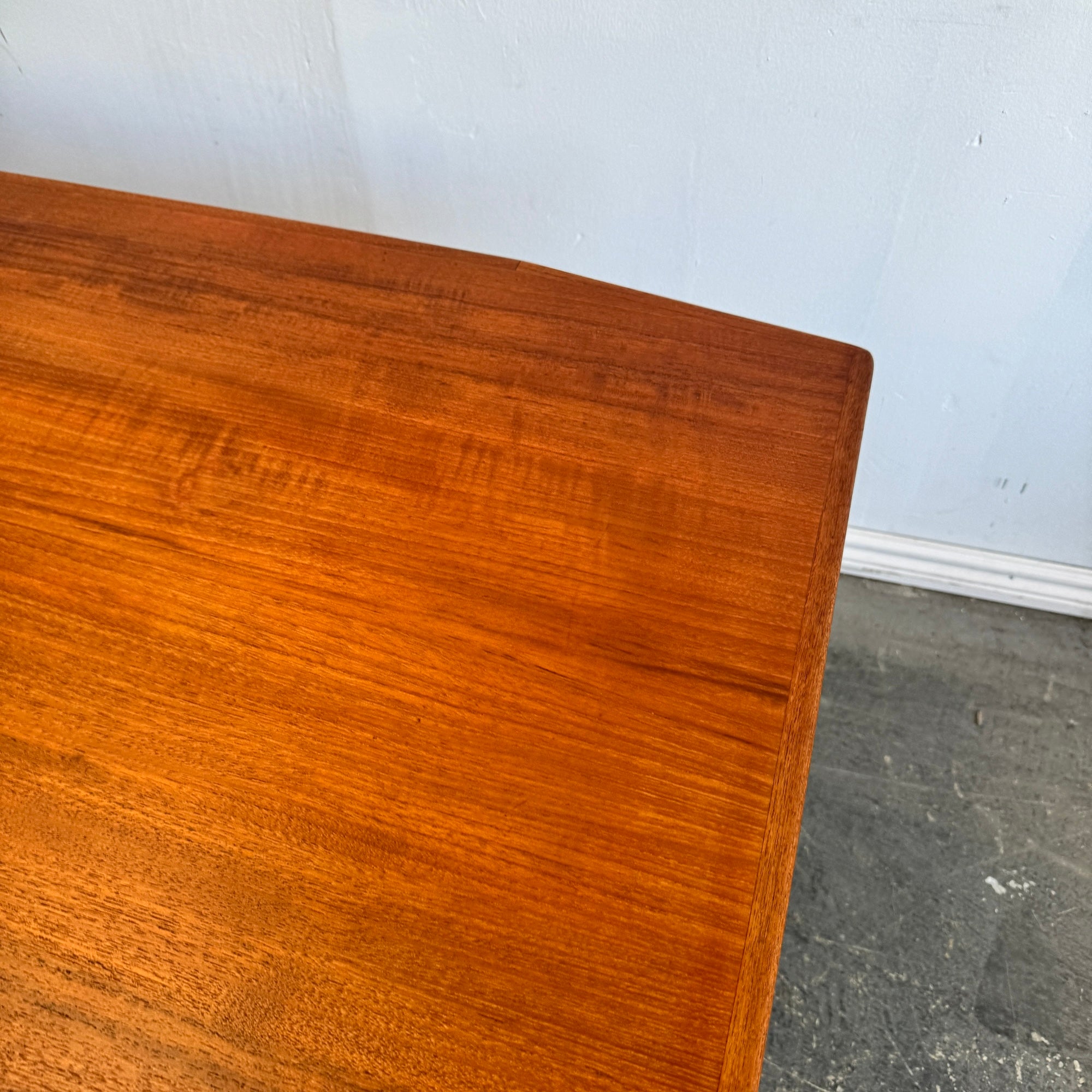 Danish Modern Teak Cross leg coffee table