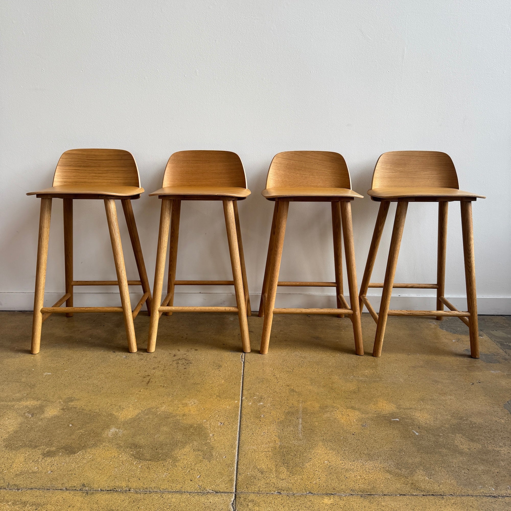 Design Within Reach Muuto Nerd set of 4 Counter Stools