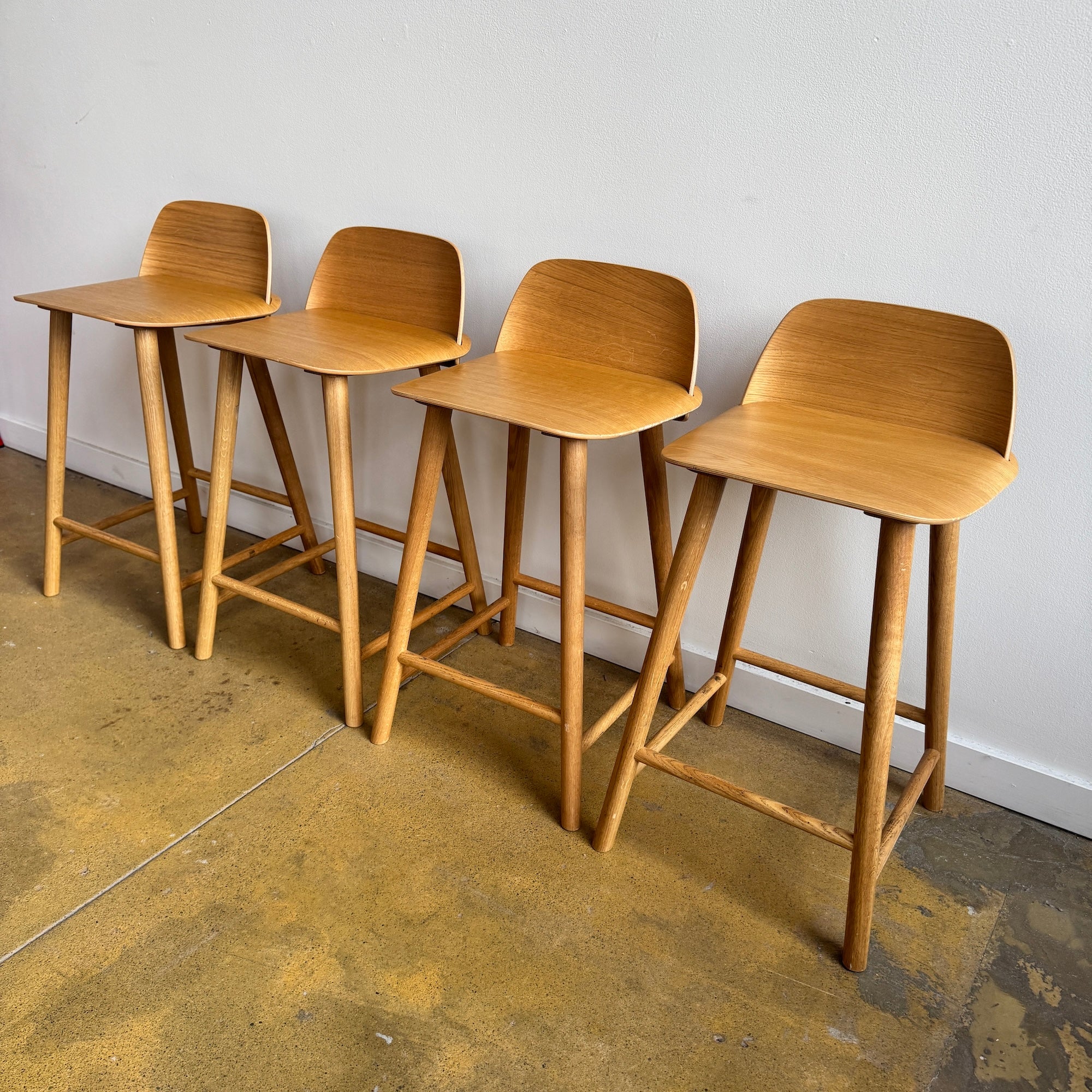 Design Within Reach Muuto Nerd set of 4 Counter Stools