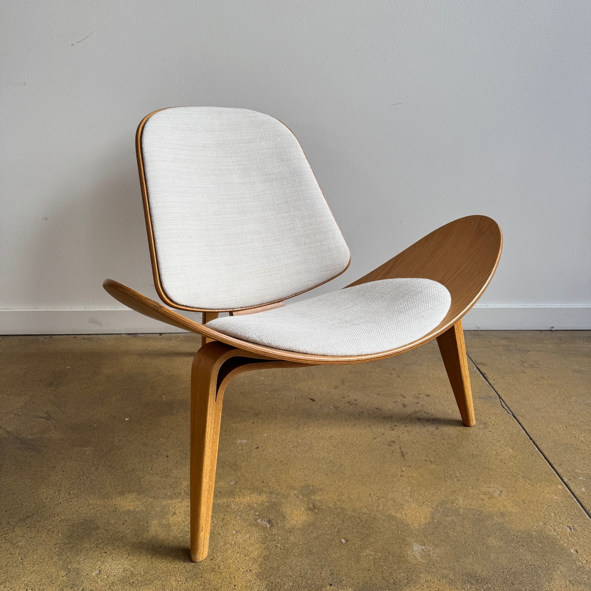 Authentic! Hans Wegner Shell chair by Carl Hansen & Søn (Two Available)