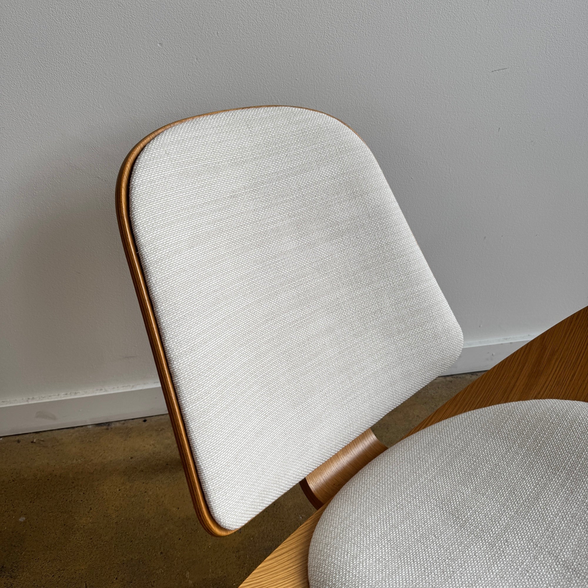 Authentic! Hans Wegner Shell chair by Carl Hansen & Søn (Two Available)