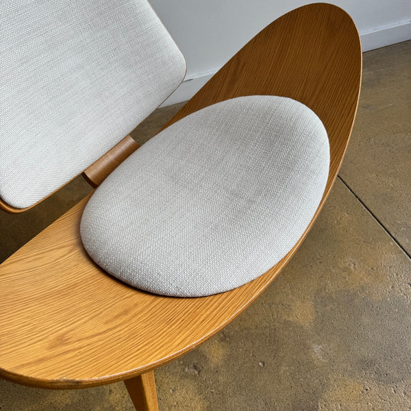 Authentic! Hans Wegner Shell chair by Carl Hansen & Søn (Two Available)