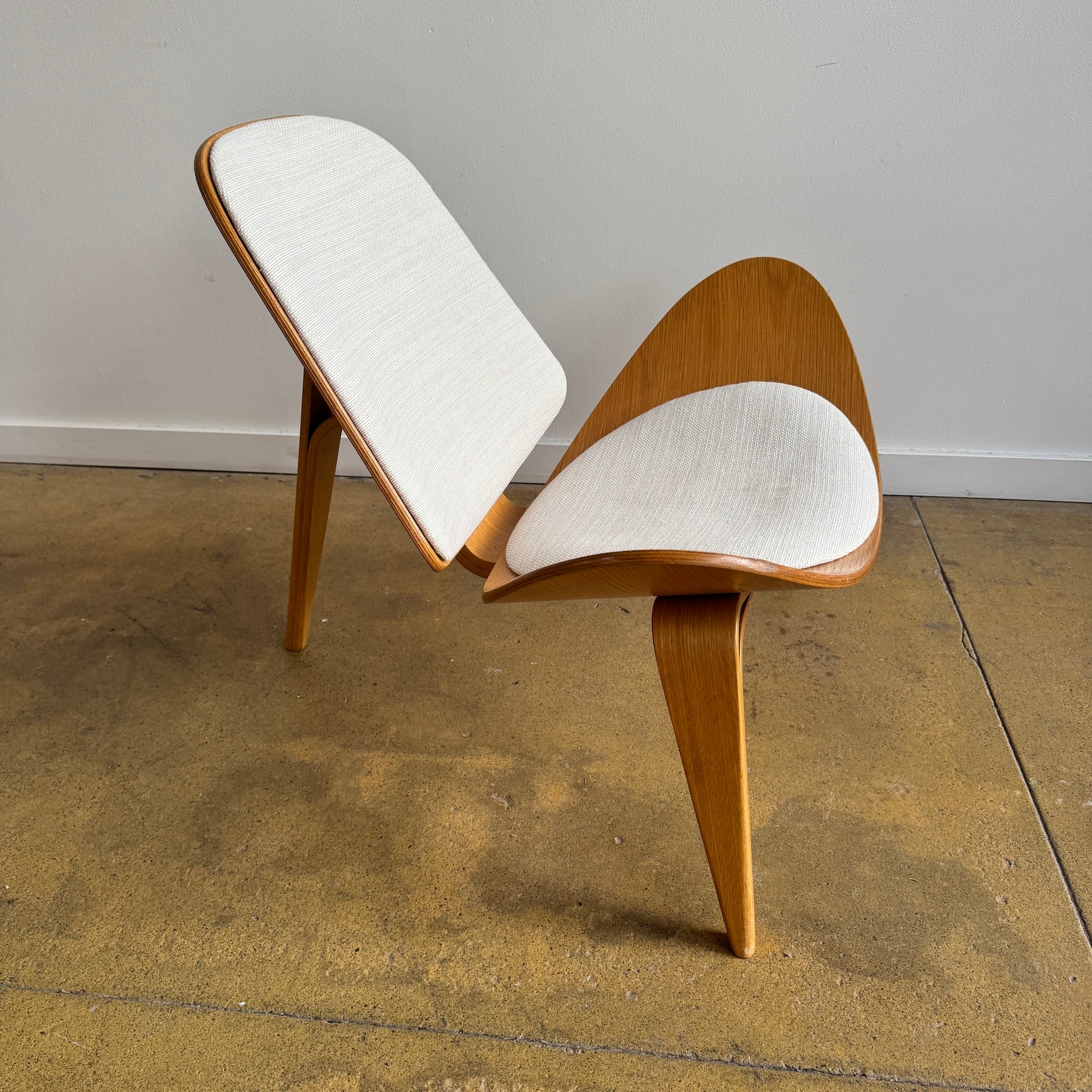 Authentic! Hans Wegner Shell chair by Carl Hansen & Søn (Two Available)