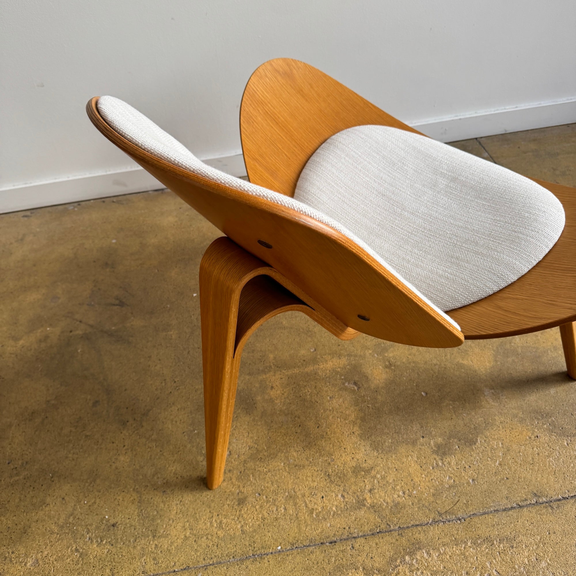 Authentic! Hans Wegner Shell chair by Carl Hansen & Søn (Two Available)