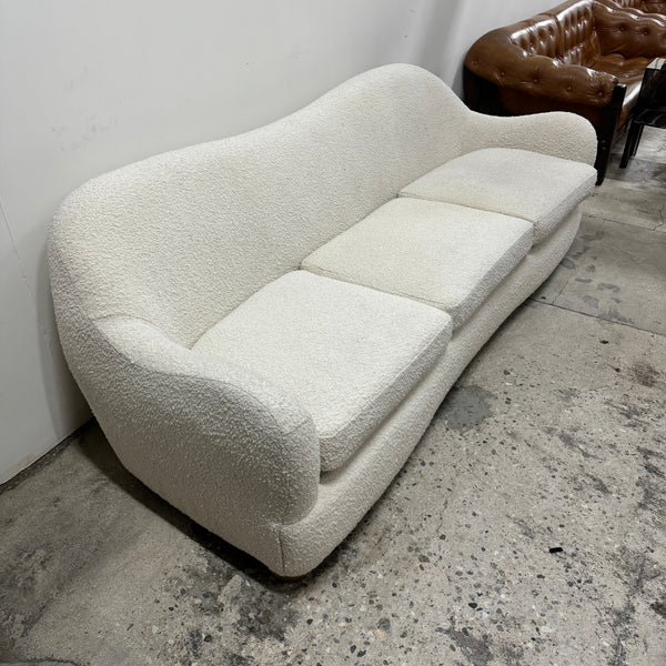 CB2 Bacio Cream Boucle Sofa