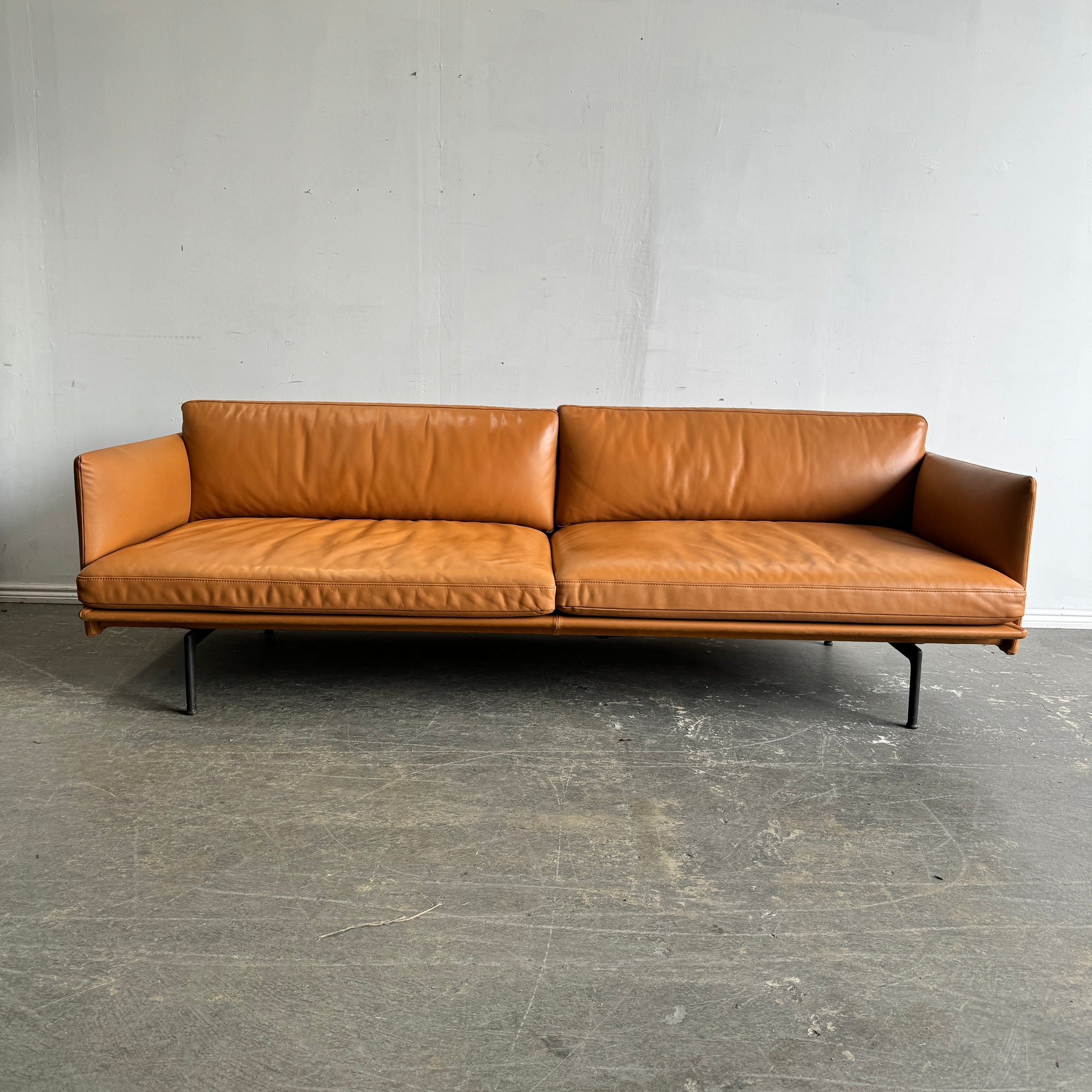 Design Within Reach Muuto Outline leather Sofa