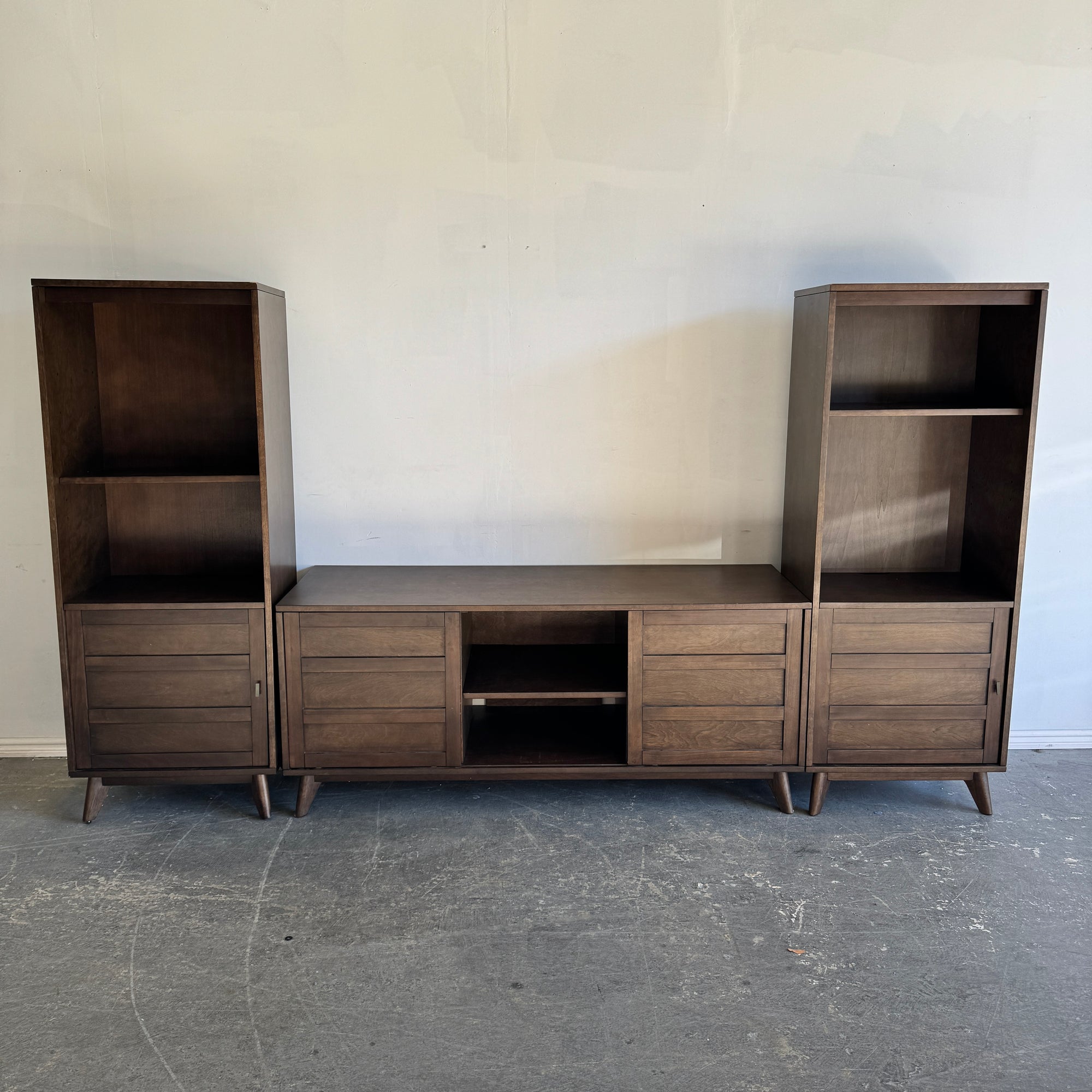 Crate and Barrel Media Console Set