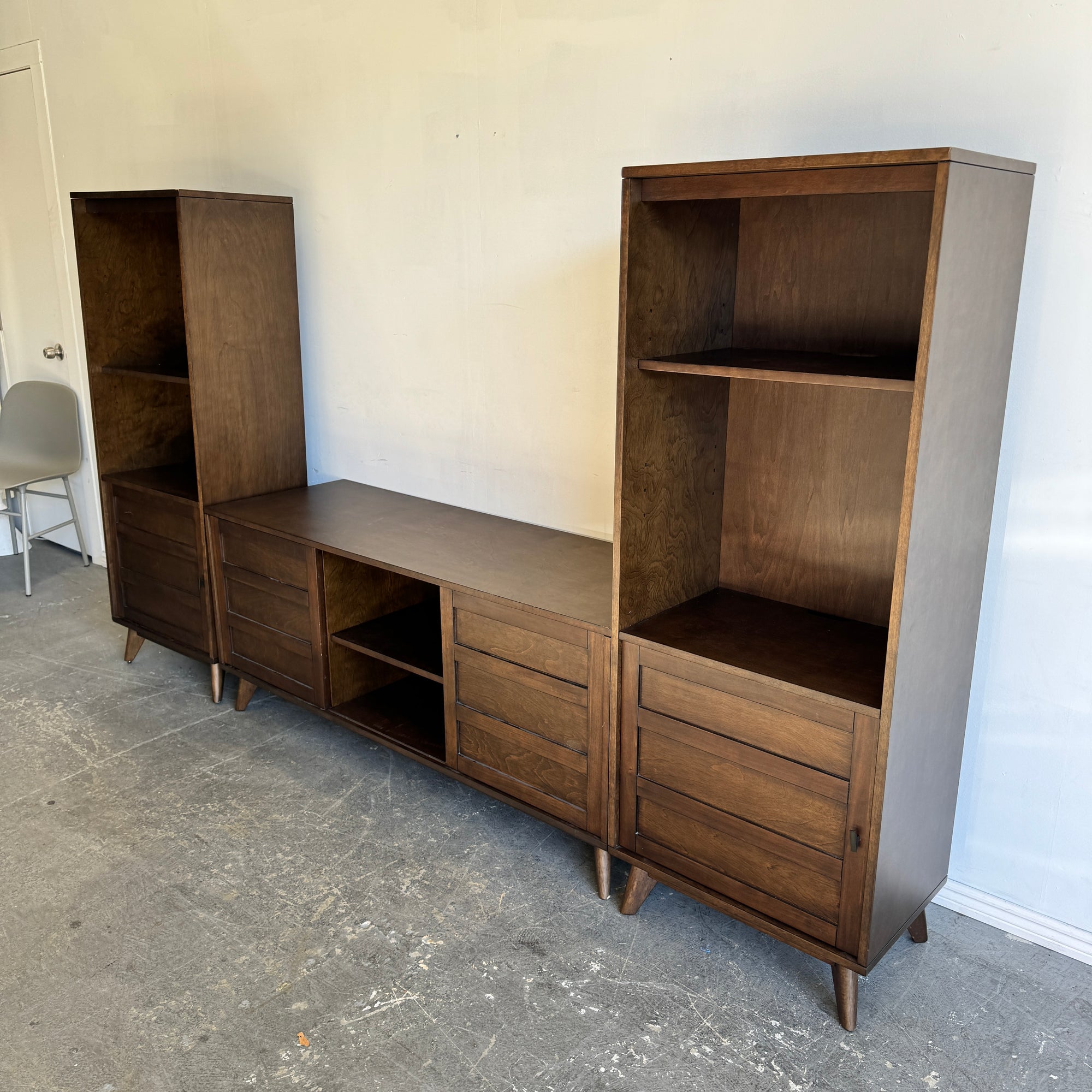 Crate and Barrel Media Console Set