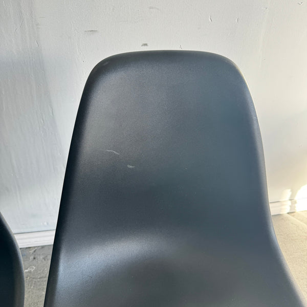 Authentic Herman Miller set of 4 Eames plastic molded chairs