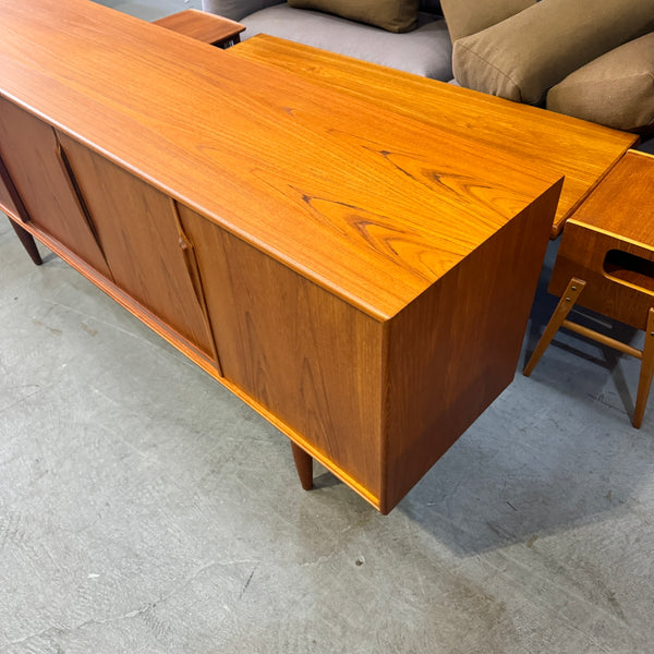 Danish Modern Axel Christiansen Teak Long Credenza for Aco Møbler