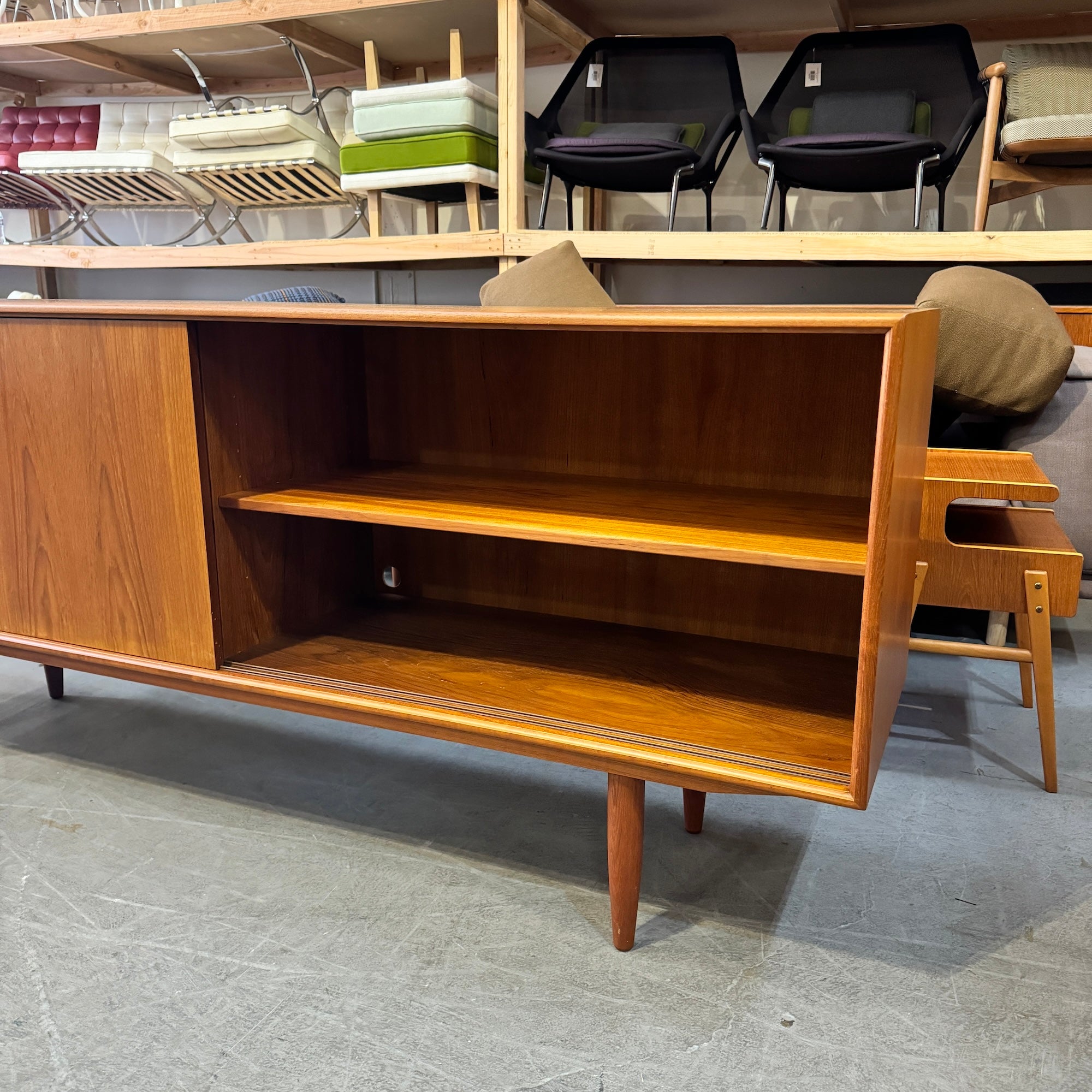 Danish Modern Axel Christiansen Teak Long Credenza for Aco Møbler