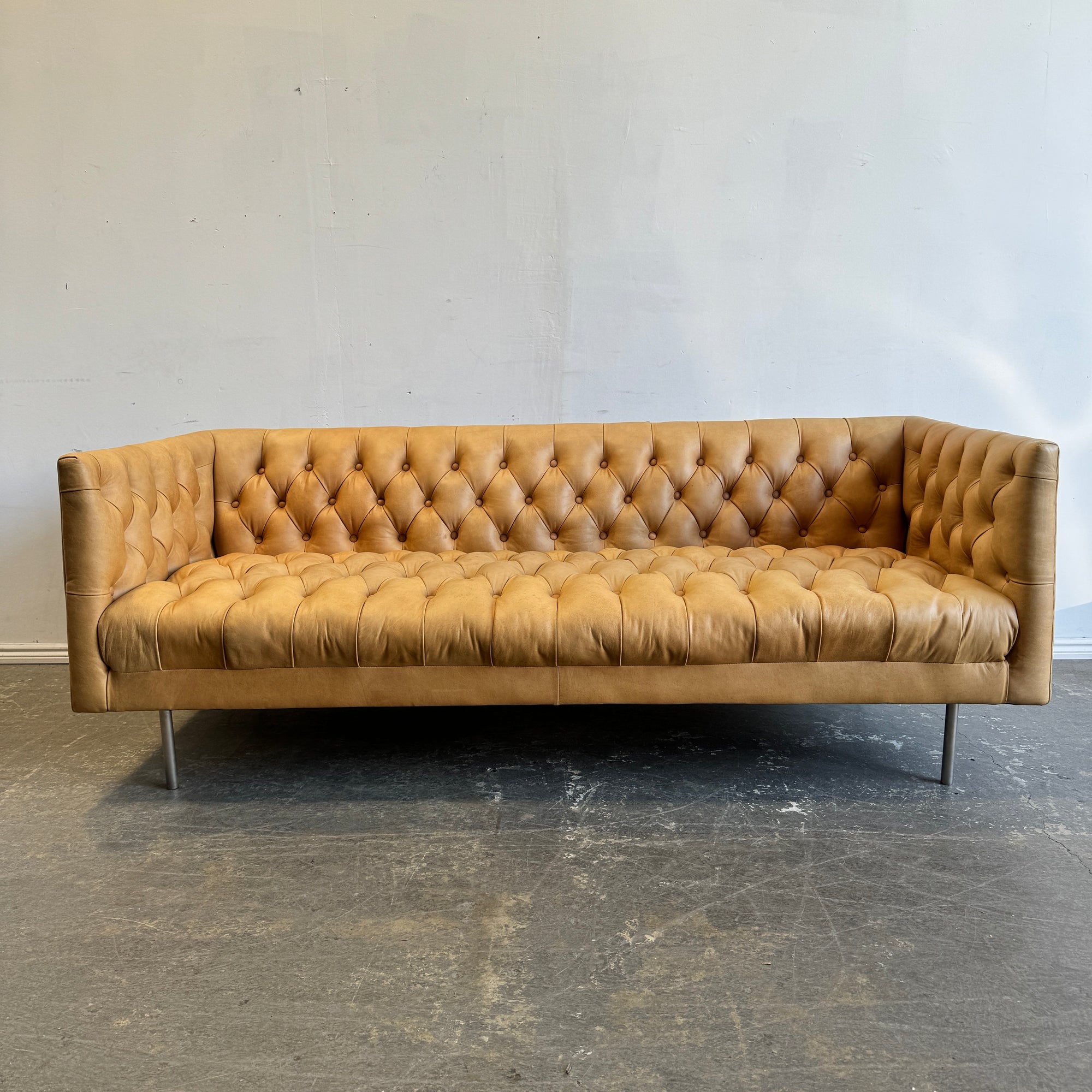 West Elm Modern Chesterfield Sofa